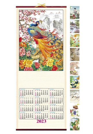 Calendario cinese 10 soggetti assortiti