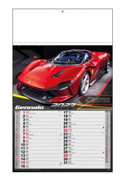 Calendario illustrato Auto Sportive