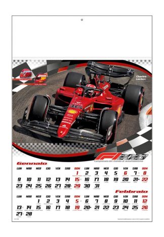 Calendario illustrato Formula 1