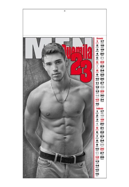 Calendario illustrato uomini sexy 2023